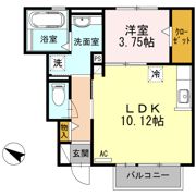 ピジョン ドゥの間取り画像