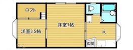 カーサヒゴシの間取り画像