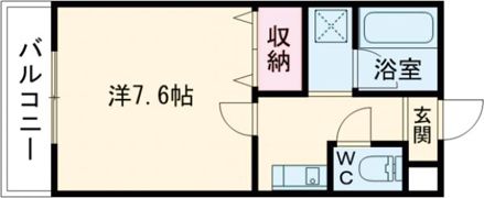 ウェルネス三界の間取り画像