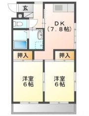 スリーエム白鳥の間取り画像