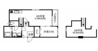 Pleasure福津の間取り画像