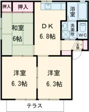 コンフォートⅡ Cの間取り画像