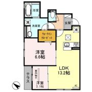 イー・エフ・レーヴの間取り画像