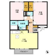 パークサイド 西船 A・Bの間取り画像