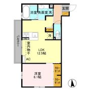 フルール都の間取り画像