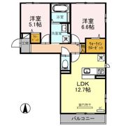 HKハイム Ⅱの間取り画像