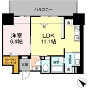 ウィスタリア レジデンス 博多の間取り画像