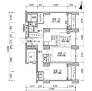 東雲キャナルコートCODAN14号棟の間取り画像