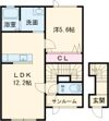 INVOKE Ⅱの間取り画像