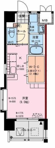 プレベントNの間取り画像