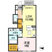 Dーroom売市鴨ヶ池の間取り画像