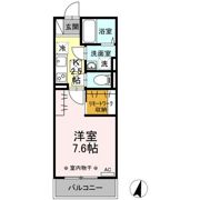ウェルデンスD-stay Bの間取り画像