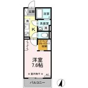 ウェルデンスD-stay Bの間取り画像