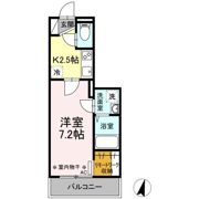 ウェルデンスD-stay Bの間取り画像