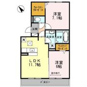 Dーroom上小田井の間取り画像