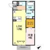 D-room別名 B棟の間取り画像