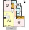 クオーレ早瀬の間取り画像