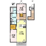 ミランジュエルの間取り画像