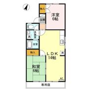 エステート亀山の間取り画像