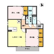 JAM B棟の間取り画像