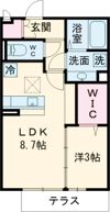 セジュール三国の間取り画像