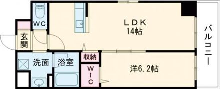 ル・シエル呉服町の間取り画像