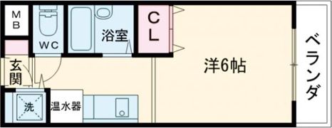 シャトー黒田の間取り画像