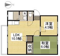 メゾンカルムの間取り画像