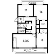 ハッピーコート五軒邸の間取り画像