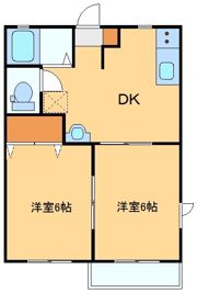 カロタあずさ Aの間取り画像