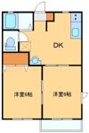 カロタあずさ Aの間取り画像