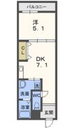 フジパレス堺なかもずⅢ番館の間取り画像