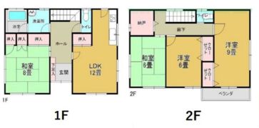 三和町戸建ての間取り画像