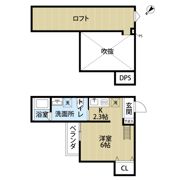 カーサブルーノ萩原天神の間取り画像