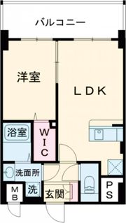メゾンクラウン大手山の間取り画像