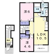 ロジュマン エスポアール B棟の間取り画像