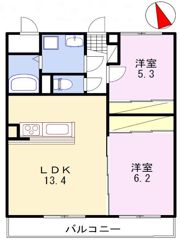 カーサフェリーチェの間取り画像