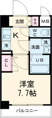 エスプレイス神戸ウエストゲートの間取り画像