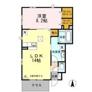 ベルポエームの間取り画像