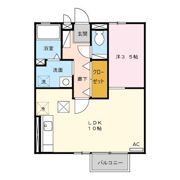 ディアコート・南 ABの間取り画像