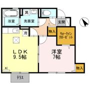リバーハイツ東堀の間取り画像