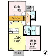 パティオス西紫原の間取り画像