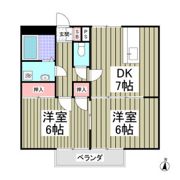 ヴィラ・オトンヌCの間取り画像