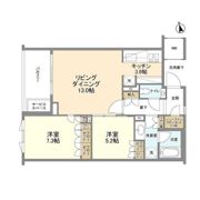 ザ・パークハウス広尾羽澤の間取り画像