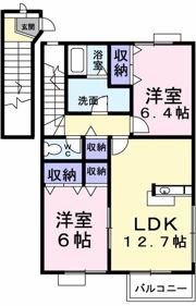 ヌーベル・シャトウ Cの間取り画像
