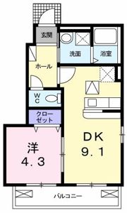 フォーレ宝町の間取り画像