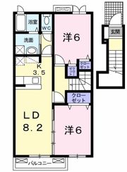 グランフィオーレⅡの間取り画像