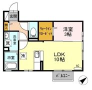 リビングタウン三条の間取り画像