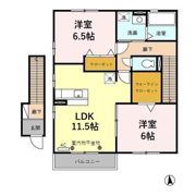クローバーガーデン Bの間取り画像
