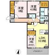 クラージュの間取り画像